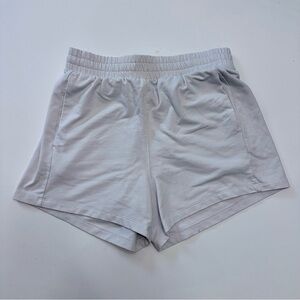 All in Motion Off White High Waisted Athleisure Shorts XS